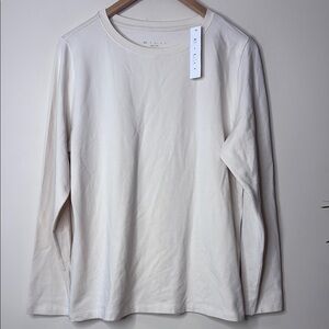 E•L•I (exciting luxurious irresistible) NWT Ivory Peruvian Pima Cotton Spandex 3